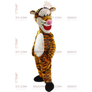 Costume da mascotte Tiger BIGGYMONKEY™ con maglia da baseball