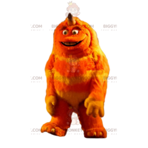 Costume da mascotte BIGGYMONKEY™ mostro arancione. costume da