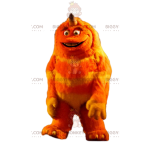 Disfraz de mascota monstruo naranja BIGGYMONKEY™. disfraz de