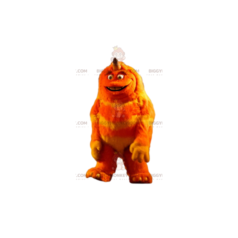 Costume de mascotte BIGGYMONKEY™ de monstre orange. Costume de