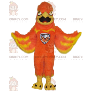 Oranje Sphynx BIGGYMONKEY™ mascottekostuum. Sphynx kostuum. -