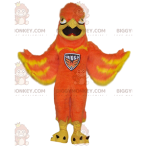 Kostým maskota Orange Sphynx BIGGYMONKEY™. Kostým Sphynx. –