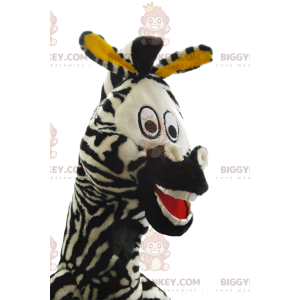 Fato de mascote de zebra super engraçado BIGGYMONKEY™. fantasia