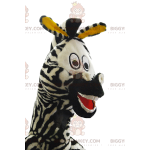 Super rolig zebra BIGGYMONKEY™ maskotdräkt. zebra kostym -