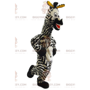 Super divertente costume da mascotte zebra BIGGYMONKEY™. tuta