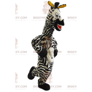 Super funny zebra BIGGYMONKEY™ mascot costume. zebra costume –