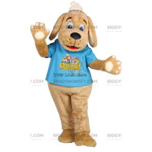 BIGGYMONKEY™ Costume da mascotte Cane marrone chiaro con