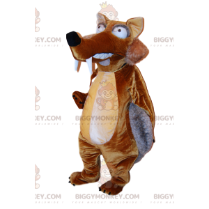 BIGGYMONKEY™ mascot costume of Scrat, the famous Ice Age