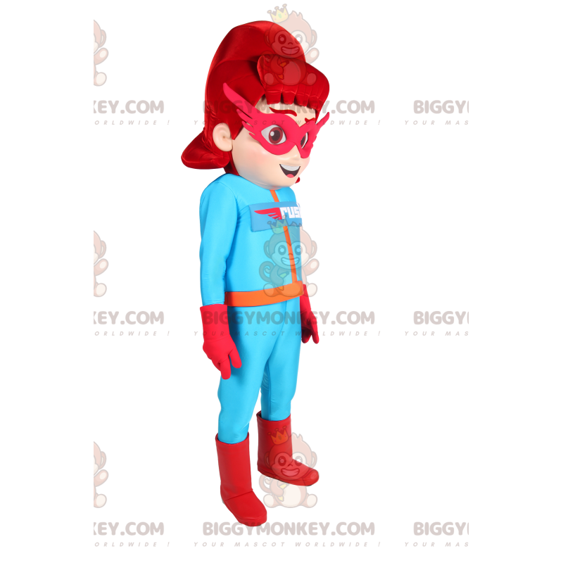 Kostium maskotki zamaskowanej superbohaterki BIGGYMONKEY™ w