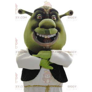 Traje de mascote BIGGYMONKEY™ de Shrek, o famoso ogro verde –