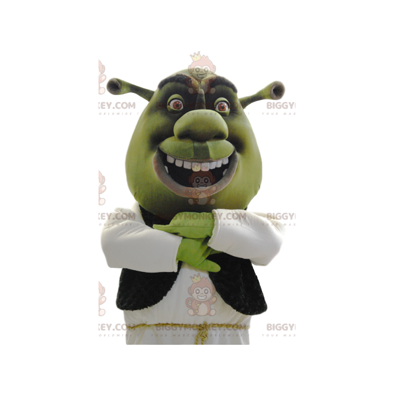 BIGGYMONKEY™ mascottekostuum van Shrek, de beroemde groene