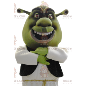 BIGGYMONKEY™ mascottekostuum van Shrek, de beroemde groene