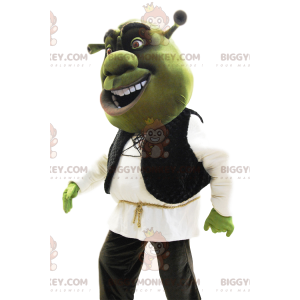 Traje de mascote BIGGYMONKEY™ de Shrek, o famoso ogro verde –