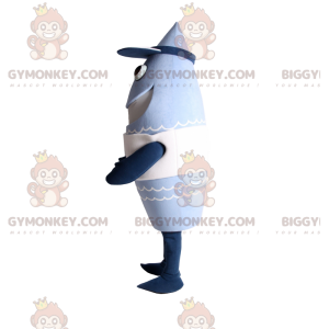 BIGGYMONKEY™ Blue Rocket Mascot -asu lippalla - Biggymonkey.com