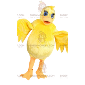 Costume de mascotte BIGGYMONKEY™ de canne jaune. Costume de