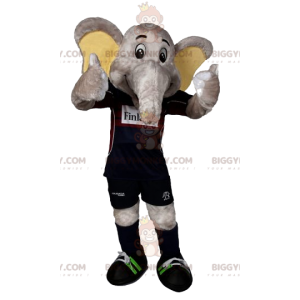 Costume da mascotte BIGGYMONKEY™ Costume da elefante grigio da