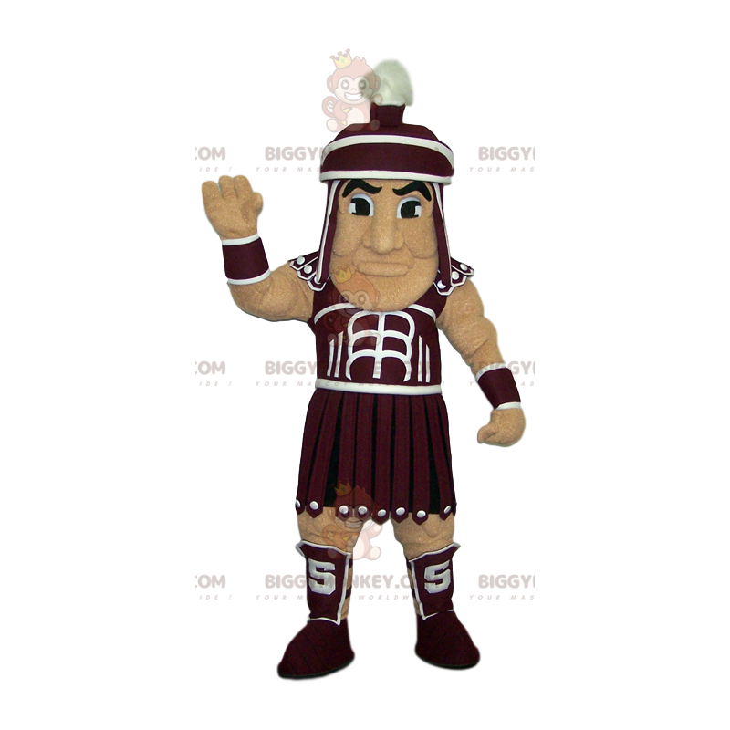 BIGGYMONKEY™ Mascot Costume of Warrior i romersk kjole. kriger