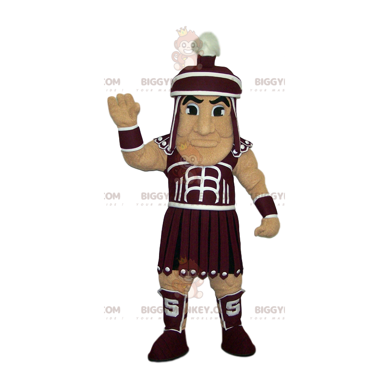 Kostium maskotki BIGGYMONKEY™ wojownika w rzymskim stroju.
