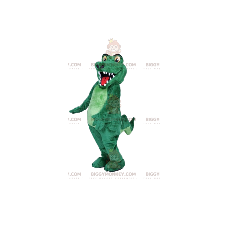 Costume de mascotte BIGGYMONKEY™ de crocodile excentrique.