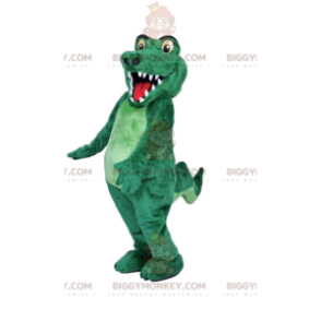 Costume da mascotte bizzarro coccodrillo BIGGYMONKEY™. costume