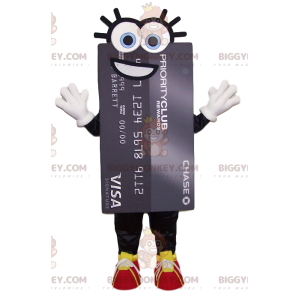 Costume de mascotte BIGGYMONKEY™ de carte de fidélité super