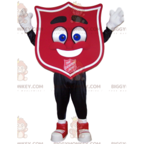 Red Crest BIGGYMONKEY™ Mascot Costume. crest costume –