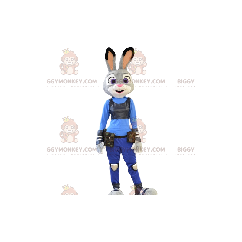 BIGGYMONKEY™ Costume da mascotte del tenente Hopps, il super