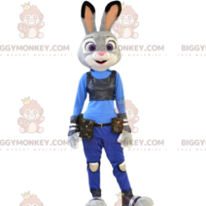 BIGGYMONKEY™ Costume da mascotte del tenente Hopps, il super