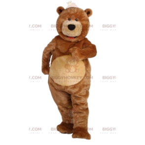 Costume da mascotte BIGGYMONKEY™ dell'orso bruno molto