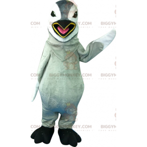 Giant Gray and White Penguin BIGGYMONKEY™ Mascot Costume -