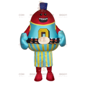 Traje de mascote BIGGYMONKEY™ de garrafa de suco gorda super