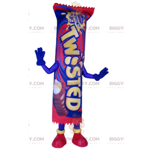 Costume da mascotte appetitoso Candy Bar BIGGYMONKEY™ -