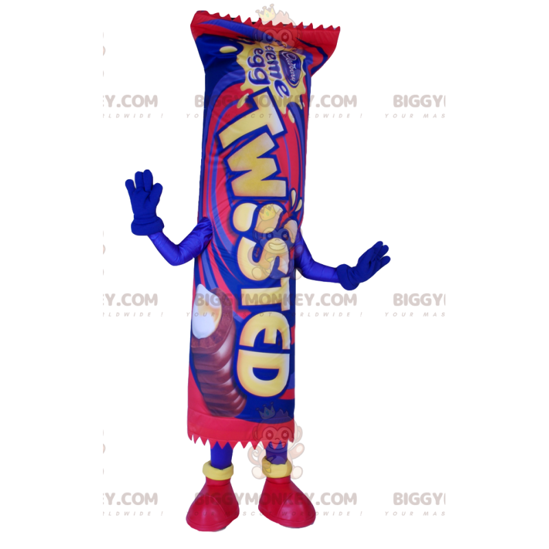 Smakelijk Candy Bar BIGGYMONKEY™ mascottekostuum -