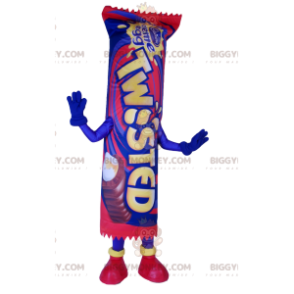 Costume da mascotte appetitoso Candy Bar BIGGYMONKEY™ -