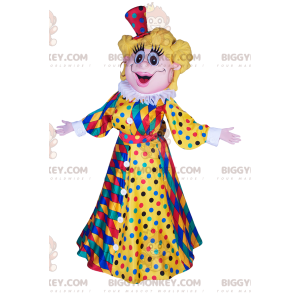 Costume da mascotte Arlecchino Sweetie Columbine BIGGYMONKEY™ -