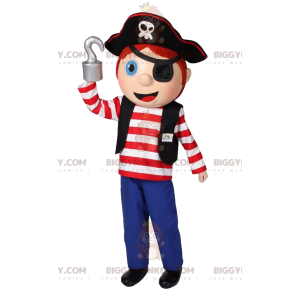 Kostium maskotki małego chłopca BIGGYMONKEY™ w stroju pirata! -