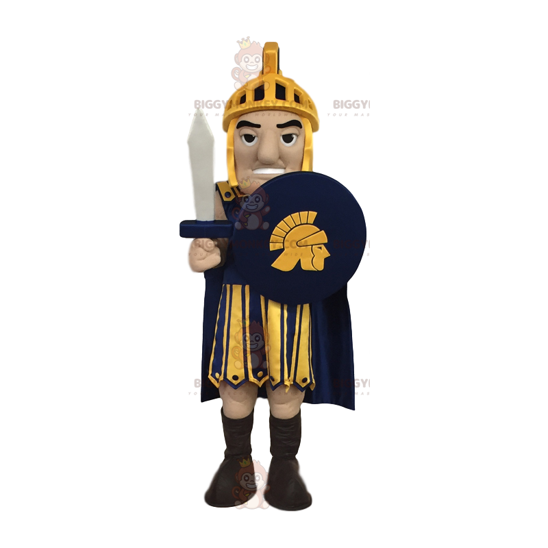Costume de mascotte BIGGYMONKEY™ de guerrier romain. Costume de