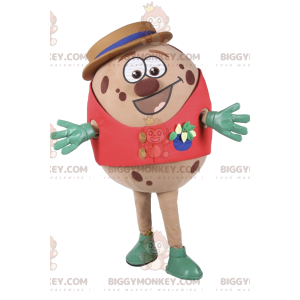 Heel schattig aardappel BIGGYMONKEY™ mascottekostuum. -