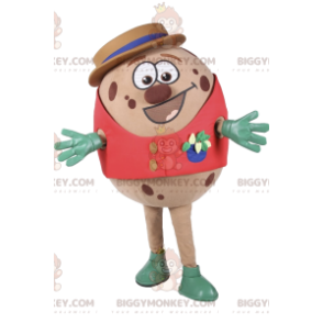 Heel schattig aardappel BIGGYMONKEY™ mascottekostuum. -