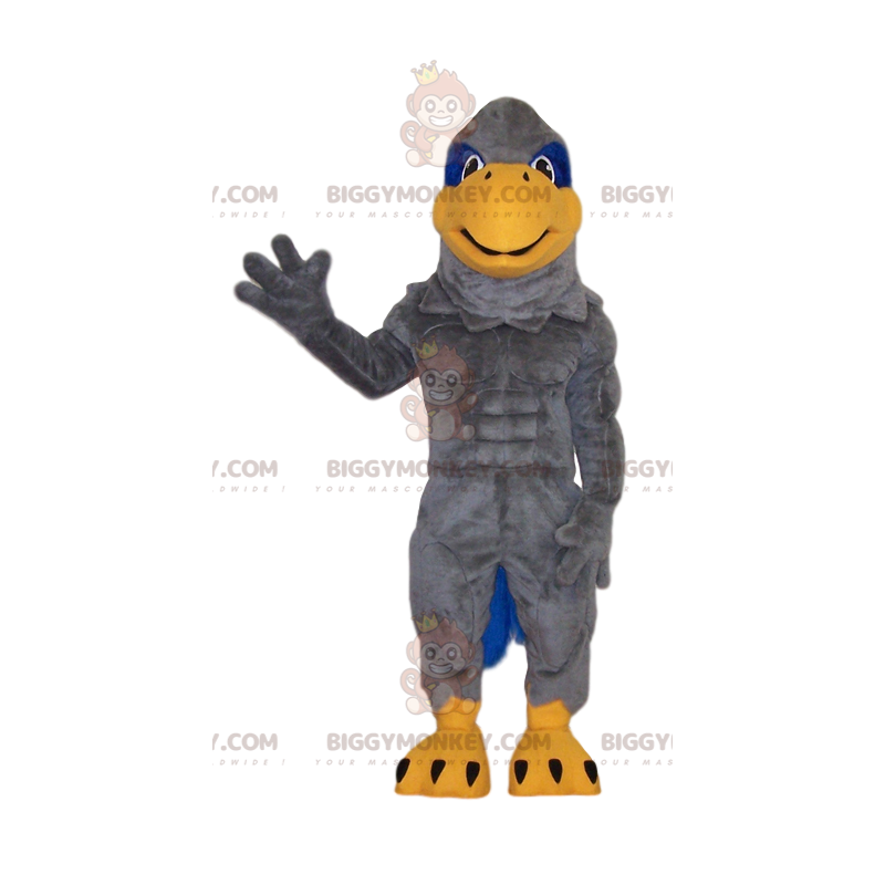 Disfraz de mascota Grey Eagle BIGGYMONKEY™. disfraz de aguila -