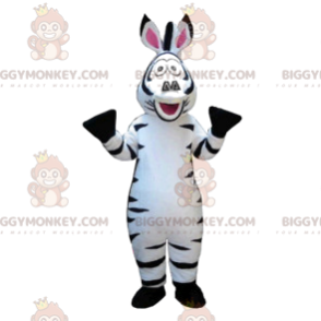 Super grappig zebra BIGGYMONKEY™ mascottekostuum. zebra kostuum