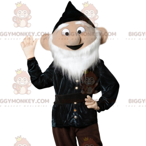 BIGGYMONKEY™ bejaarde man met mooie witte baard mascottekostuum