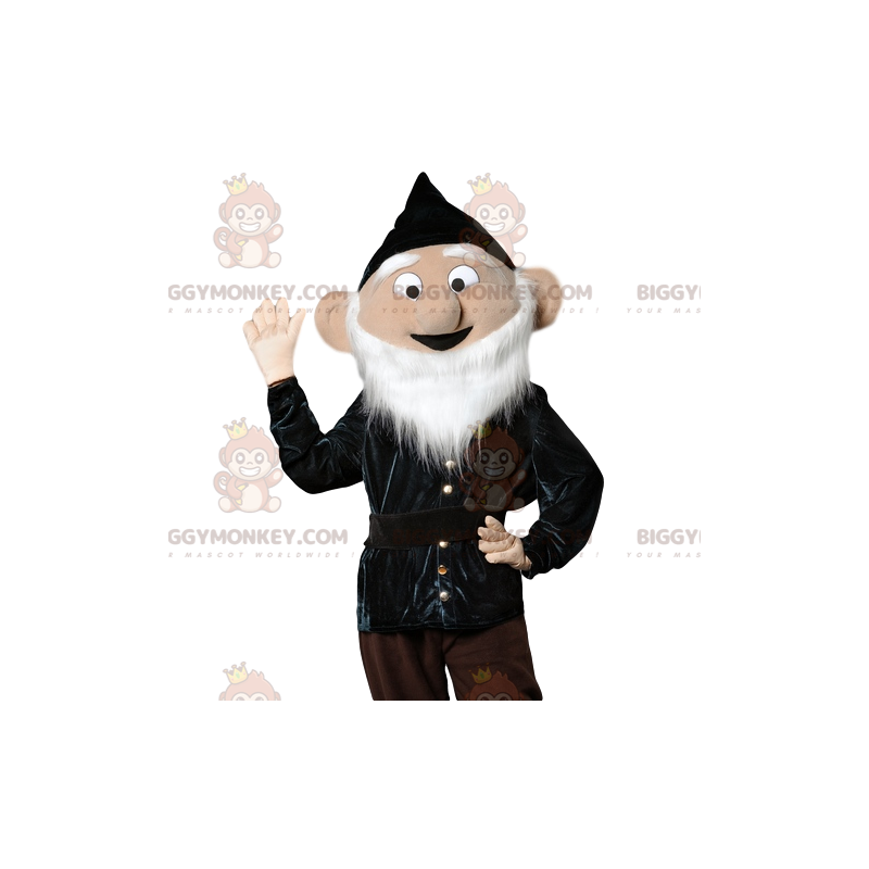 BIGGYMONKEY™ bejaarde man met mooie witte baard mascottekostuum