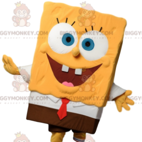 Fato de mascote do Bob Esponja BIGGYMONKEY™. Fantasia de Bob