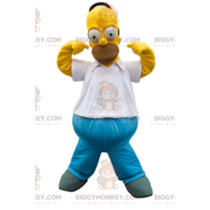 Kostium maskotki BIGGYMONKEY™ Homera Simpsona, taty rodziny