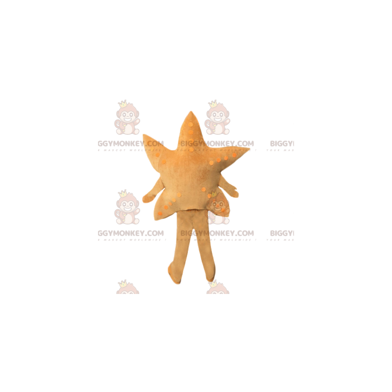 Beige Star BIGGYMONKEY™ Mascot Costume. star costume -