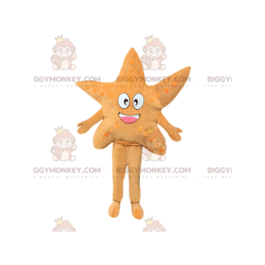 Beige Star BIGGYMONKEY™ Mascot Costume. star costume –