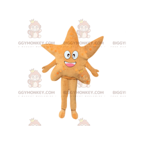 Beige Star BIGGYMONKEY™ Mascot Costume. star costume -