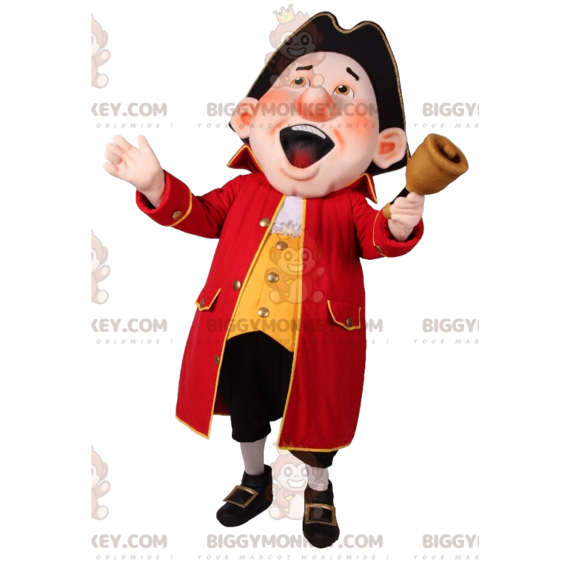 Moss BIGGYMONKEY™ Mascot Costume with Beautiful Red Jacket -