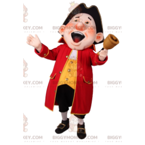 Moss BIGGYMONKEY™ Mascot Costume with Beautiful Red Jacket -